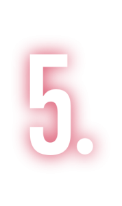 5 white text
