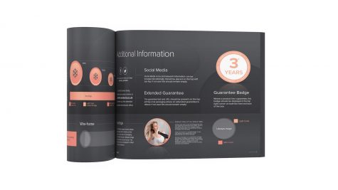 carmen product typography brochure